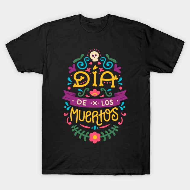 dia de los muertos T-Shirt by madeinchorley